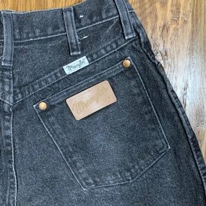 Vintage, Western Style Black Wrangler Jeans - Size 7